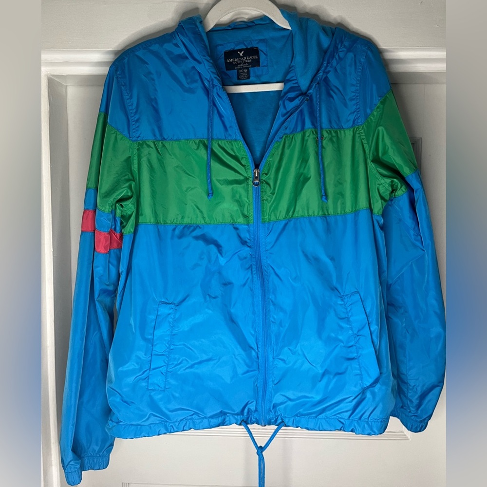 American Eagle Vintage Windbreaker Size XL